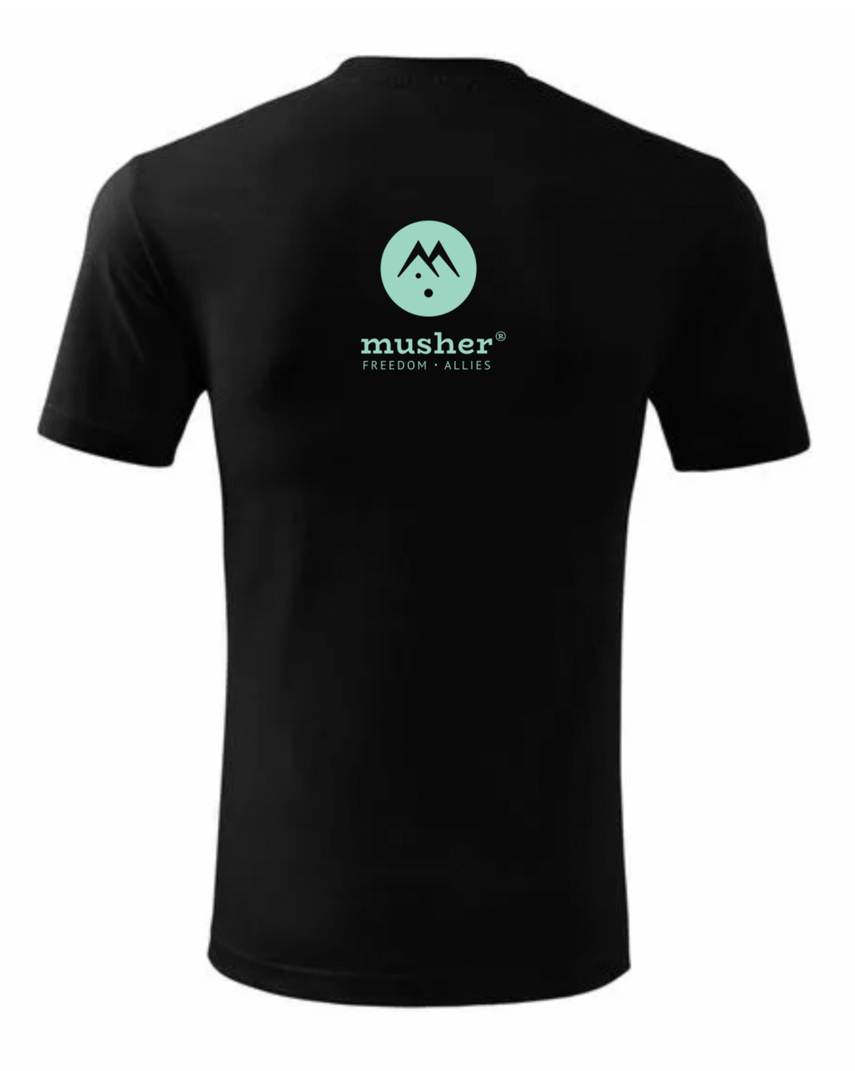 musher T-shirt printed