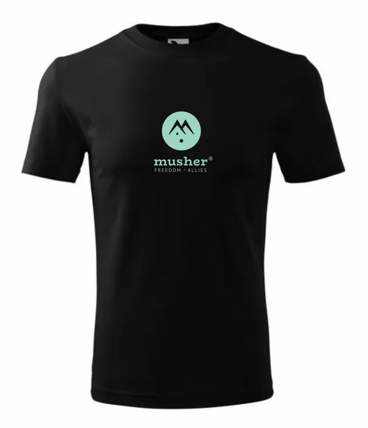 musher T-shirt printed
